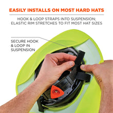Load image into Gallery viewer, Ergodyne Chill-Its® Full Brim Sun Protection for Hard Hat with Neck Shade