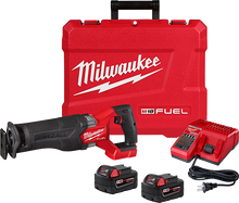Load image into Gallery viewer, Milwaukee M18 FUEL™ SAWZALL® Reciprocating Saw w/ 2 Batteries XC5.0 Kit