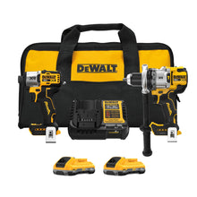 Load image into Gallery viewer, Dewalt 20V MAX* XR® 3-Speed Hammer Drill & Impact Driver Combo Kit w/ Batteries