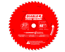 Load image into Gallery viewer, Diablo 7-1/4 IN. X 48 TOOTH STEEL DEMON CERMET II SAW BLADE