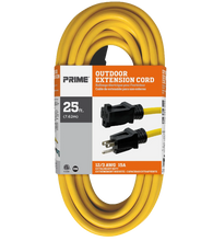 Load image into Gallery viewer, Prime 25ft SJTW Outdoor Extension Cord