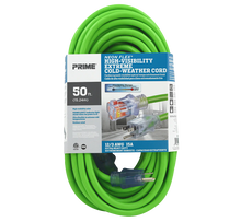 Load image into Gallery viewer, Prime Green Neon Flex High Visibility Outdoor Extension Cord