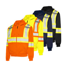 Load image into Gallery viewer, WASIP Hi-Vis Traffic Hoodies with Detachable Hood