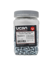 Load image into Gallery viewer, UCAN U-DRILLS® 10-16 x 3/4" Hex Washer Head Zinc Plated, 500/Jar