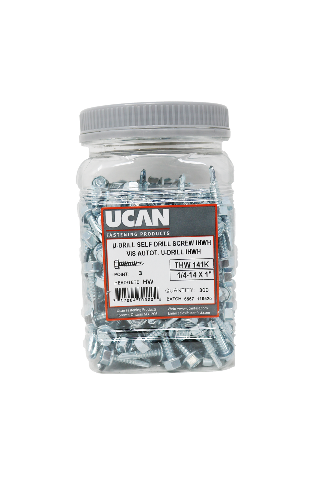 UCAN U-DRILLS® 1/4-14 x 1