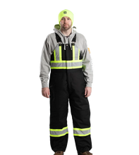 Load image into Gallery viewer, Berne CSA Safety Striped Insulated Bib Overall