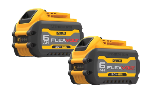 Dewalt 20V/60V Max Flexvolt Battery (6Ah) 2 Pack