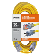 Load image into Gallery viewer, Prime 50ft SJTW Jobsite Outdoor Extension Cord