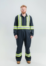Load image into Gallery viewer, Berne Safety Striped Gasket Unlined Coverall
