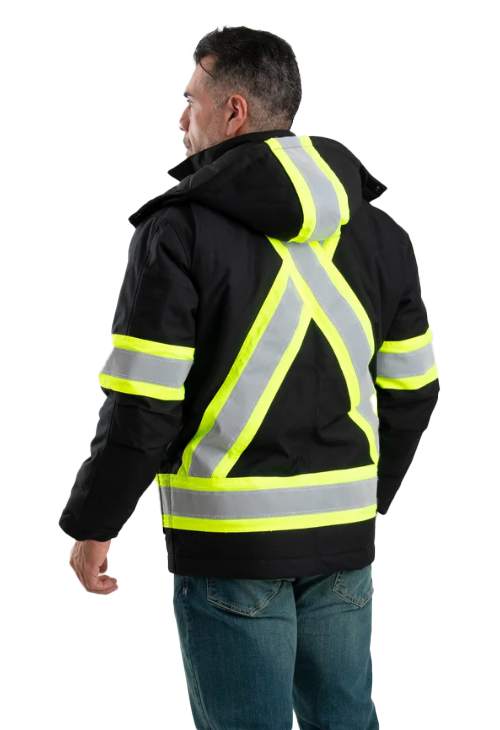 Berne CSA Safety Striped Winter Parka Great Lakes Supply