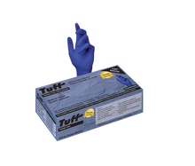 Load image into Gallery viewer, Wayne TUFF® Cobalt™  4 Mil Blue Disposable Nitrile Gloves, 100/Box