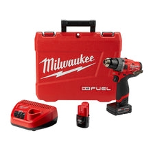 Load image into Gallery viewer, Milwaukee® M12™ FUEL™ 1/2" Hammer Drill Kit