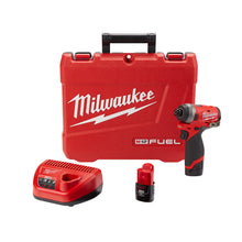 Load image into Gallery viewer, Milwaukee® M12 FUEL™ 1/4" Hex Impact Driver Kit