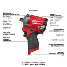 Load image into Gallery viewer, Milwaukee® M12 FUEL™ 1/2" Stubby Impact Wrench