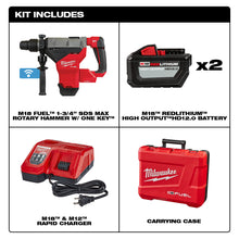 Load image into Gallery viewer, Milwaukee® M18 FUEL 1-3/4" SDS MAX Rotary Hammer Kit with (2) Batteries