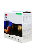 Load image into Gallery viewer, 3M 1100 Uncorded Foam Earplugs Orange, 200/Box