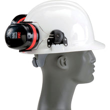 Load image into Gallery viewer, 3M PELTOR™ Optime 105 Cap-Mount Earmuffs NRR 26, Black & Red