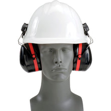 Load image into Gallery viewer, 3M PELTOR™ Optime 105 Cap-Mount Earmuffs NRR 26, Black & Red
