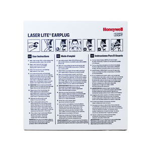 Honeywell Howard Leight Laser Lite® Multi-Colour Corded Disposable Earplugs - 100/Box