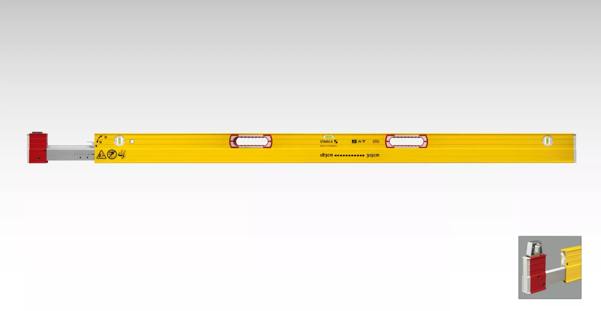 Stabila extendable deals spirit level