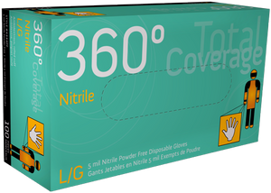 Watson 360°  5 Mil Total Coverage Gloves - 100/Box