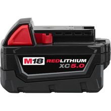 Load image into Gallery viewer, Milwaukee® M18™ REDLITHIUM™ XC5.0 Extended Capacity Battery, 2 Pack