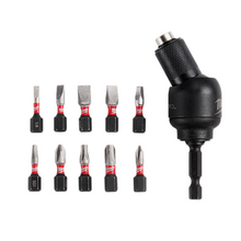 Load image into Gallery viewer, Milwaukee® SHOCKWAVE™ 30° KNUCKLE™ Pivoting Bit Holder 11 Piece Set