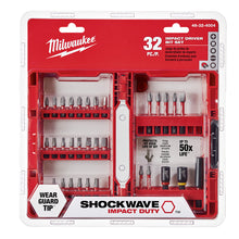 Load image into Gallery viewer, Milwaukee® 32PC SHOCKWAVE™ Impact Duty Driver Bit Set