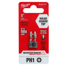 Load image into Gallery viewer, Milwaukee® SHOCKWAVE™ Impact Phillips Bits