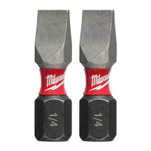 Load image into Gallery viewer, Milwaukee® SHOCKWAVE™ Impact Slotted Bits SL 1/4" #10, 2 Pack