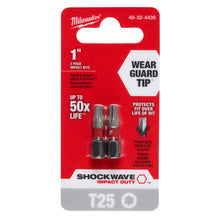 Load image into Gallery viewer, Milwaukee® SHOCKWAVE™ Impact Torx Bits