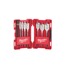 Load image into Gallery viewer, Milwaukee® 8PC Flat Boring Bit Universal Set, 6"