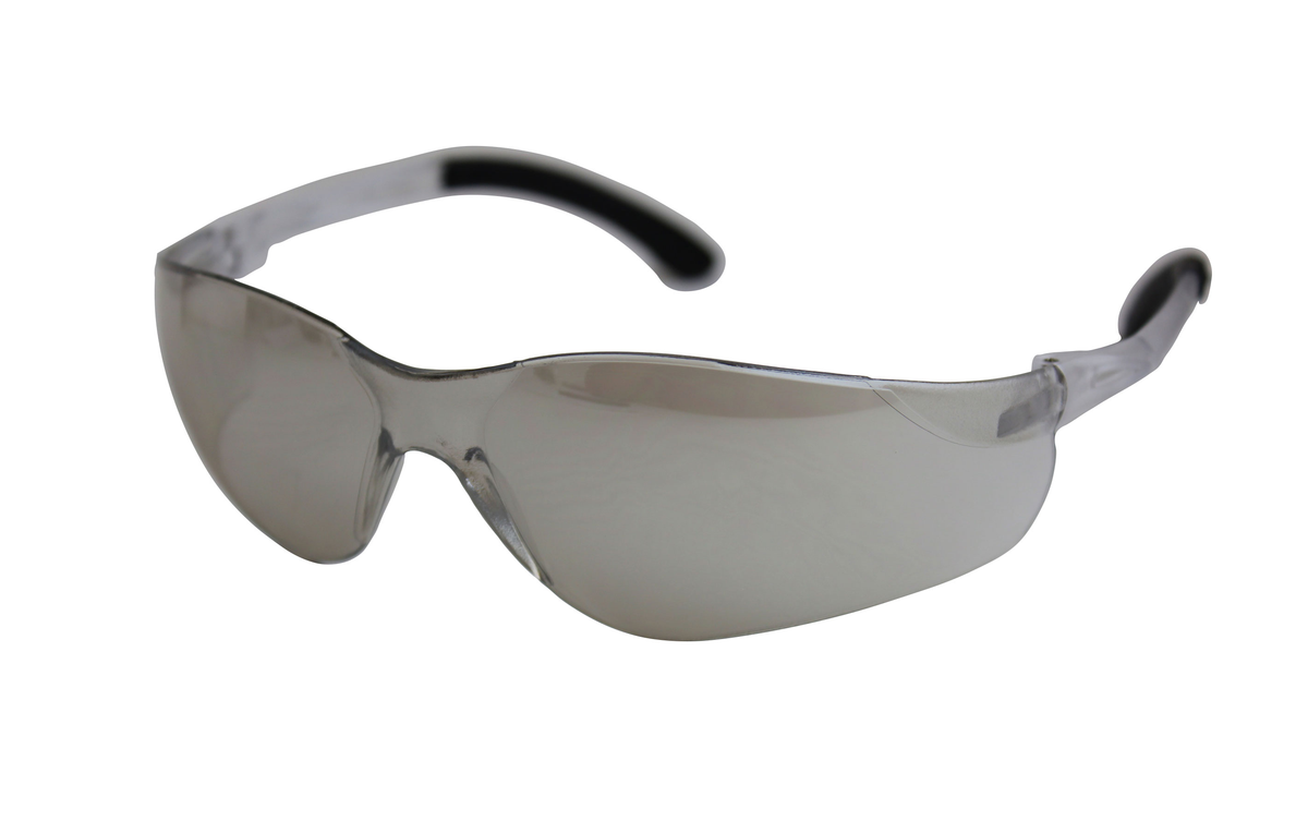 Safety Works Semi-Rimless Safety Glasses with Adjustable-Angle Frame and  Gray Lens - Protective Eyewear