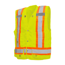 Load image into Gallery viewer, WASIP Deluxe Surveyor Hi-Vis Safety Vest with 17 Pockets, Yellow