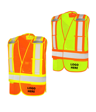 Load image into Gallery viewer, Custom Screen Print on WASIP Universal 5 Point Tearaway Mesh Traffic Vest with 5 Pockets