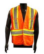 Load image into Gallery viewer, Delta Plus Surveyors Flame Retardant Safety Vest, Orange