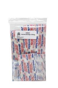 WASIP Assorted Bandages, 100/Box