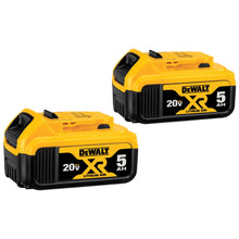Load image into Gallery viewer, Dewalt 20V MAX XR® 5Ah Lithium Ion Batteries, 2 Pack