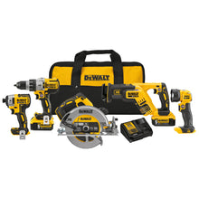 Load image into Gallery viewer, Dewalt 20V MAX* XR® 5-Tool Combo Kit