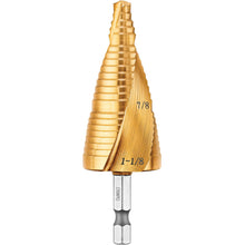 Load image into Gallery viewer, Dewalt 7/8" - 1-1/8" IMPACT READY® Titanium Nitride Coating Step Drill Bit