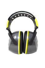 Load image into Gallery viewer, Delta Plus Interlagos Earmuffs Kit, Grey with Fluorescent Yellow