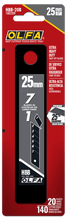 Load image into Gallery viewer, OLFA 25mm Black Ultra-Sharp Snap Blade Packs