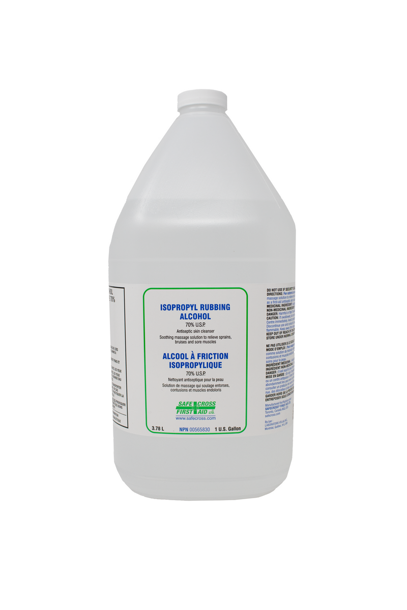 Safecross First Aid Isopropyl Rubbing Alcohol 70% U.s.p. - 3.78l Bottl 