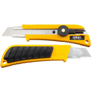 OLFA 18mm Utility Knife with Rubber Inset
