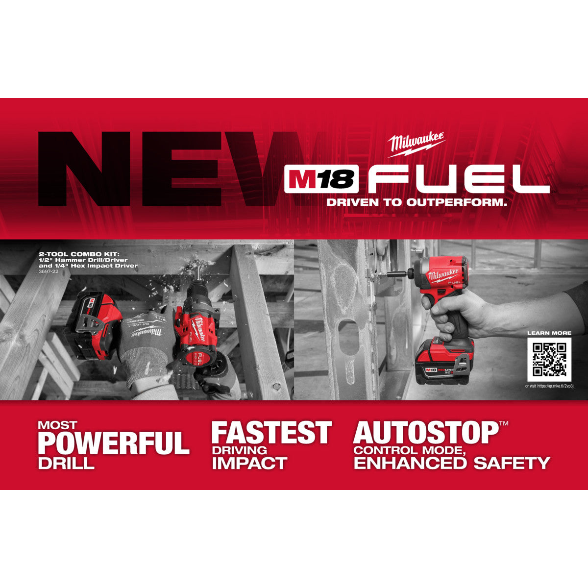 Milwaukee m18 fuel driven to outperform hot sale