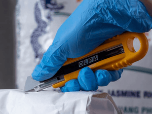 OLFA Semi-Automatic Self-Retracting Safety Knife