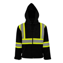 Load image into Gallery viewer, WASIP Hi-Vis Soft Shell Jackets with Detachable Hood