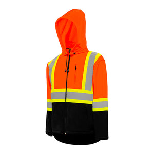 WASIP Hi-Vis Soft Shell Jackets with Detachable Hood