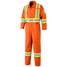 Load image into Gallery viewer, Pioneer Hi-Viz Orange Fire-Resistant FR-Tech® 88/12 FR/ARC Rated 7oz Coverall