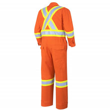 Load image into Gallery viewer, Pioneer Hi-Viz Orange Fire-Resistant FR-Tech® 88/12 FR/ARC Rated 7oz Coverall